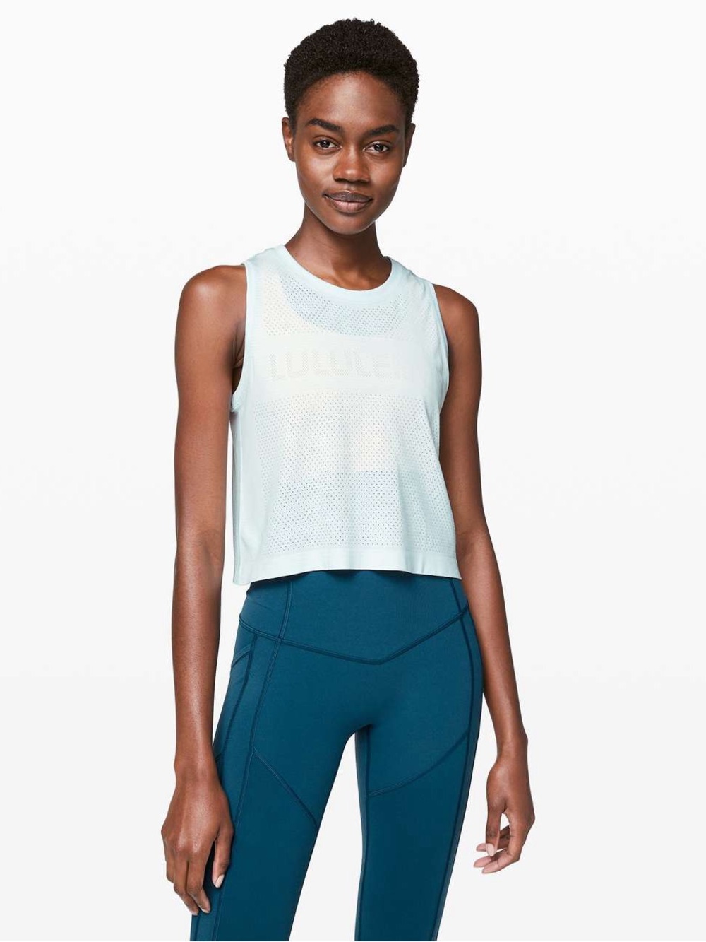 Lululemon Breeze By Muscle Tank Crop Sleeveless Top Size Small *49